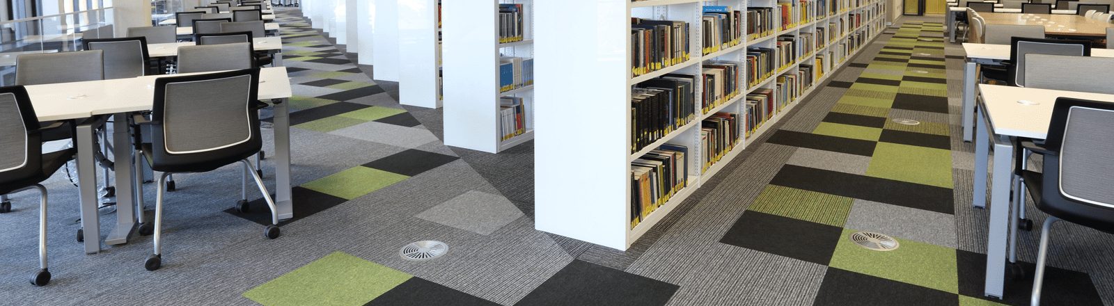 School Library with School Flooring in Birmingham