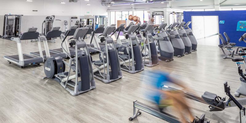 Gym cardio machines for sports flooring in Birmingham