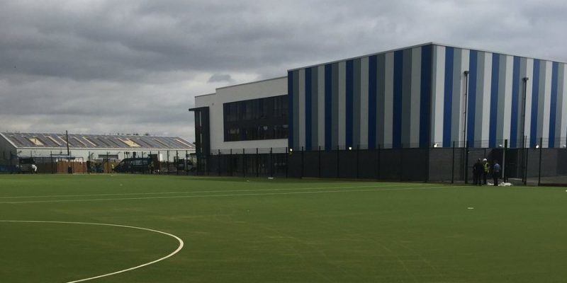 football pitch with sports flooring in birmingham