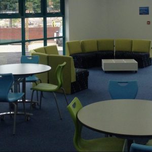 classroom and chairs with school flooring in birmingham